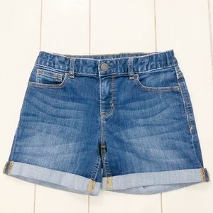 GapKids Girls Midi Jean Shorts